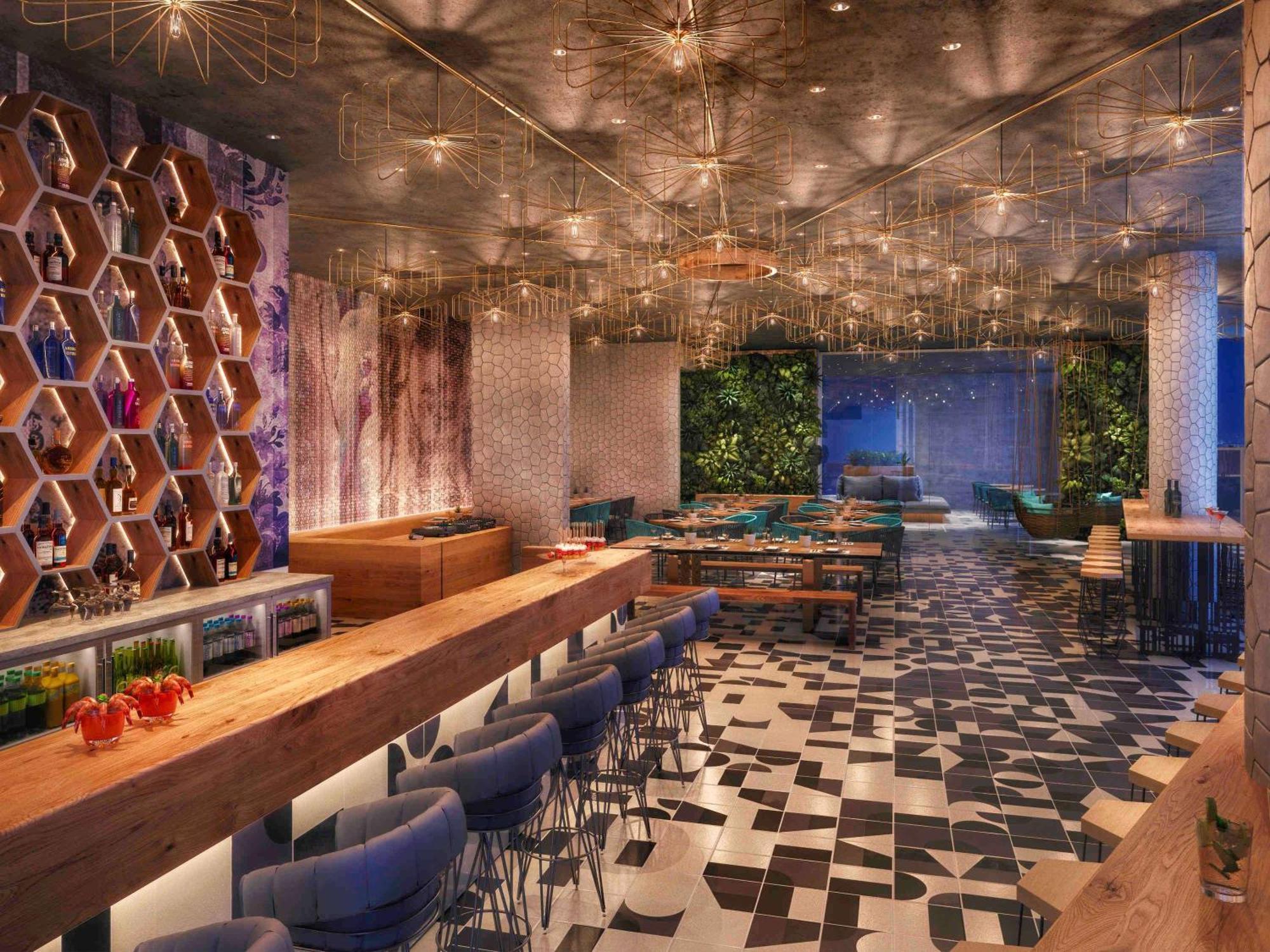 Moevenpick Hotel & Apartments Ghala Muscat Luaran gambar The bar at the restaurant