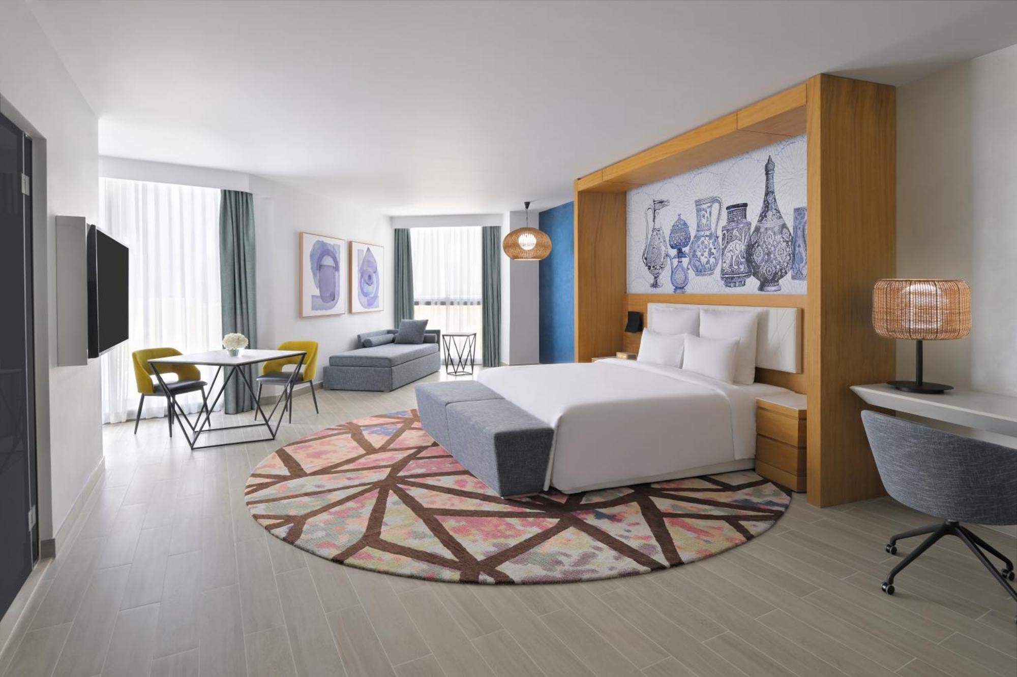 Moevenpick Hotel & Apartments Ghala Muscat Luaran gambar A typical room at the hotel